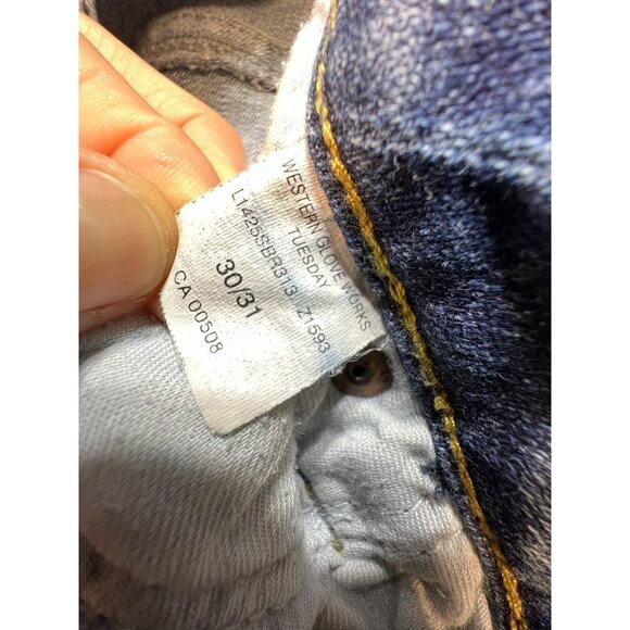 Silver Jeans Women's Santorini Capri Jeans Stretch Denim Size 30 Blue Faded Wash - Picture 4 of 10